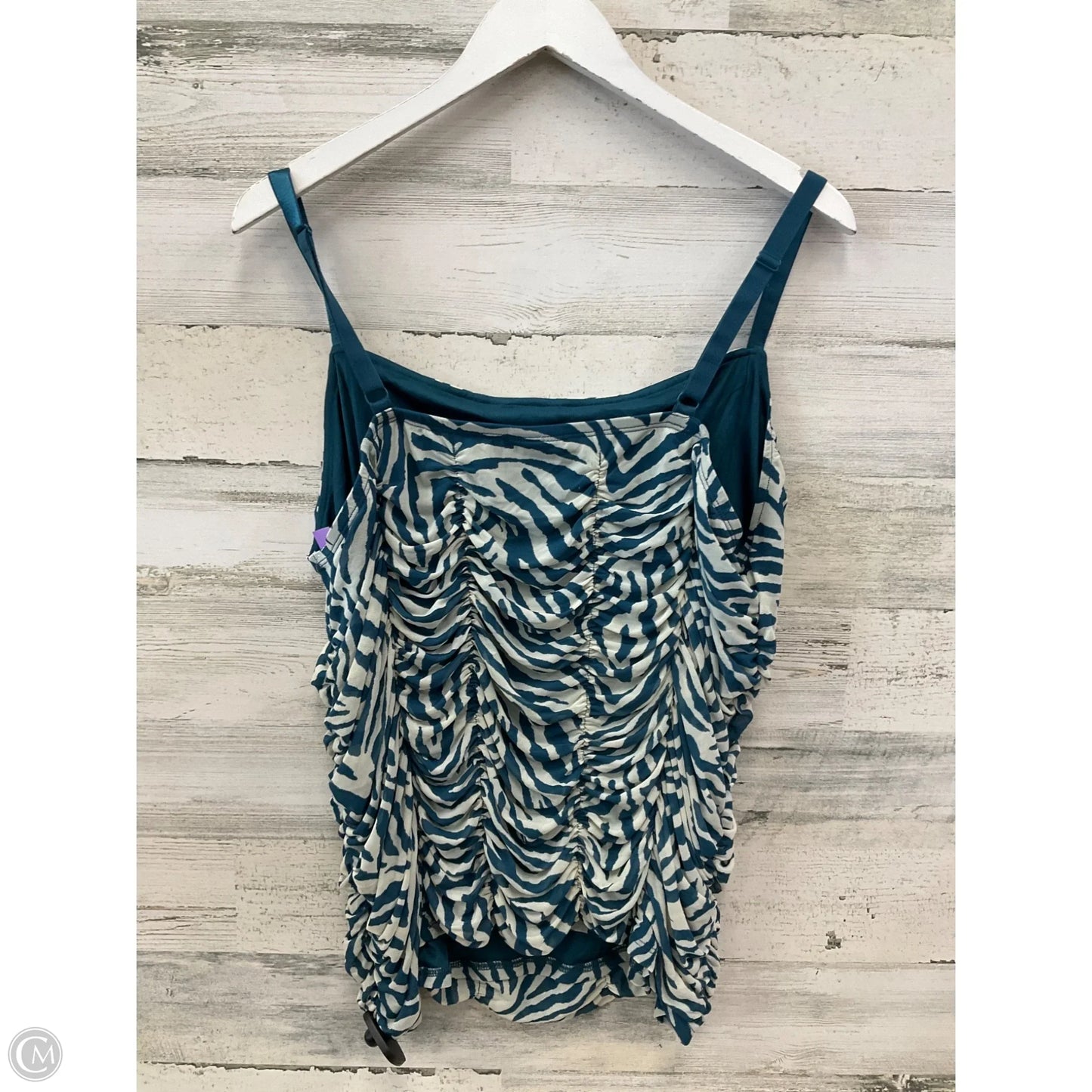 Top Sleeveless By Torrid In Green, Size: 3x
