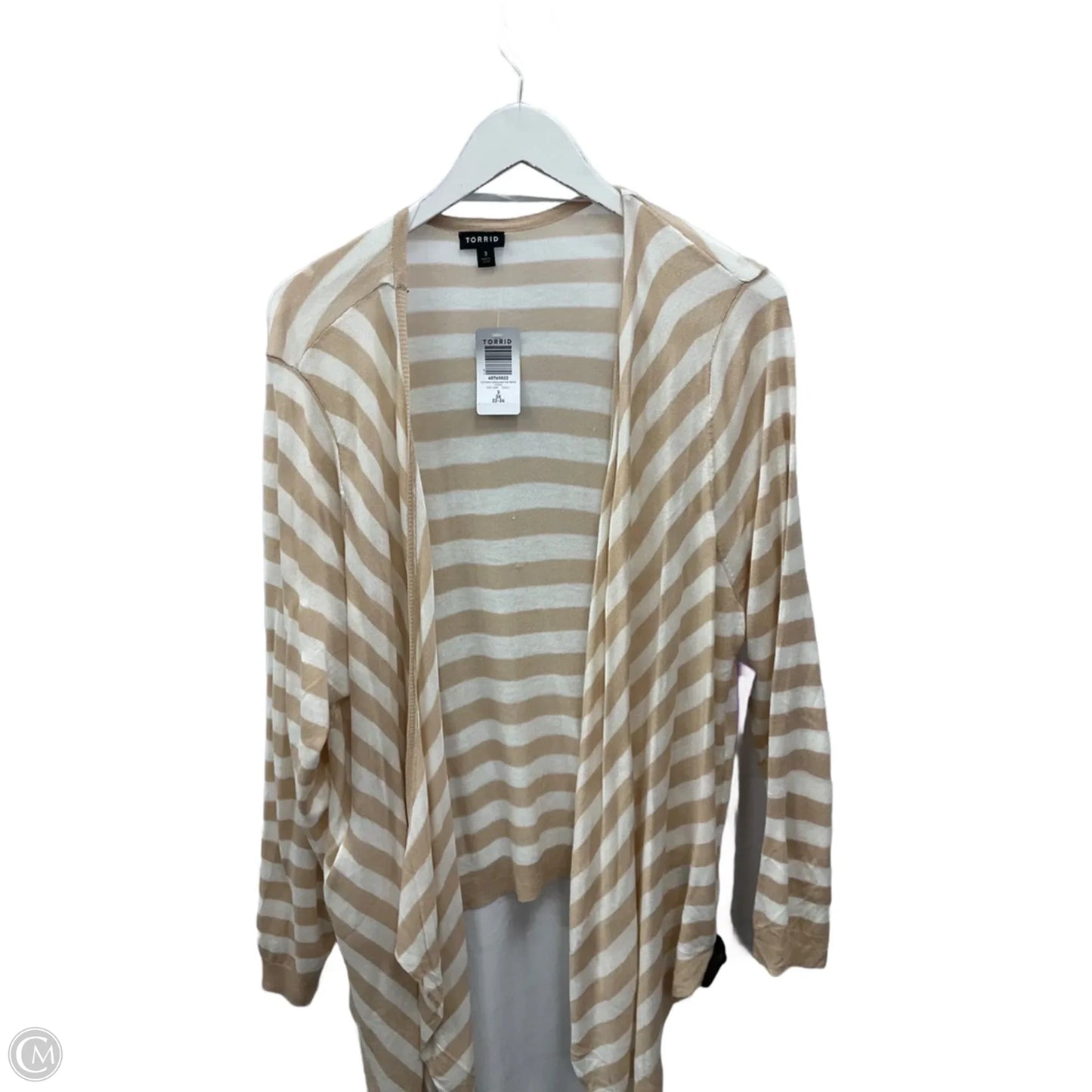 Cardigan By Torrid In Cream, Size: 3x