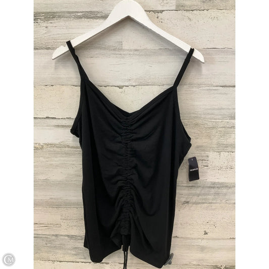 Top Sleeveless By Torrid In Black, Size: 3x