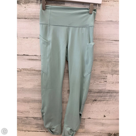 Athletic Leggings By Fabletics In Green, Size: Xs