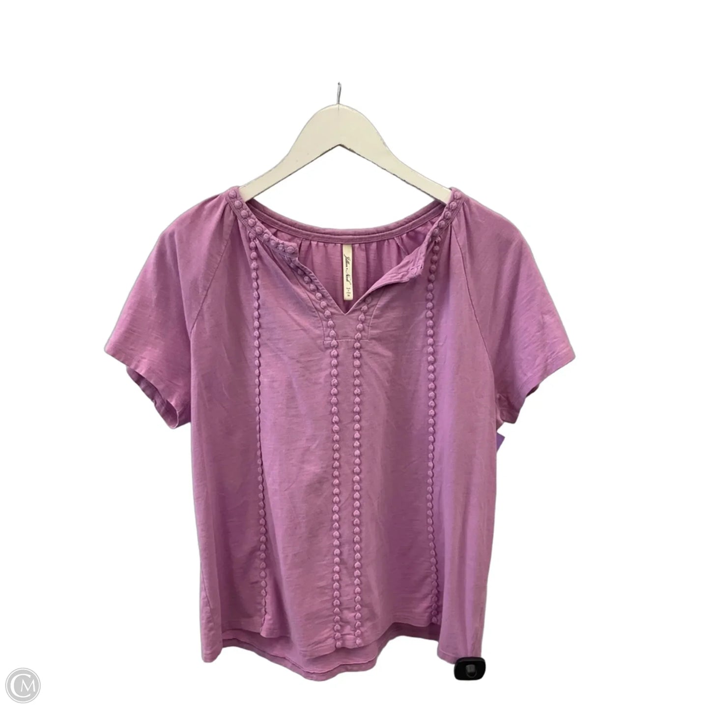 Top Short Sleeve By Clothes Mentor In Purple, Size: M