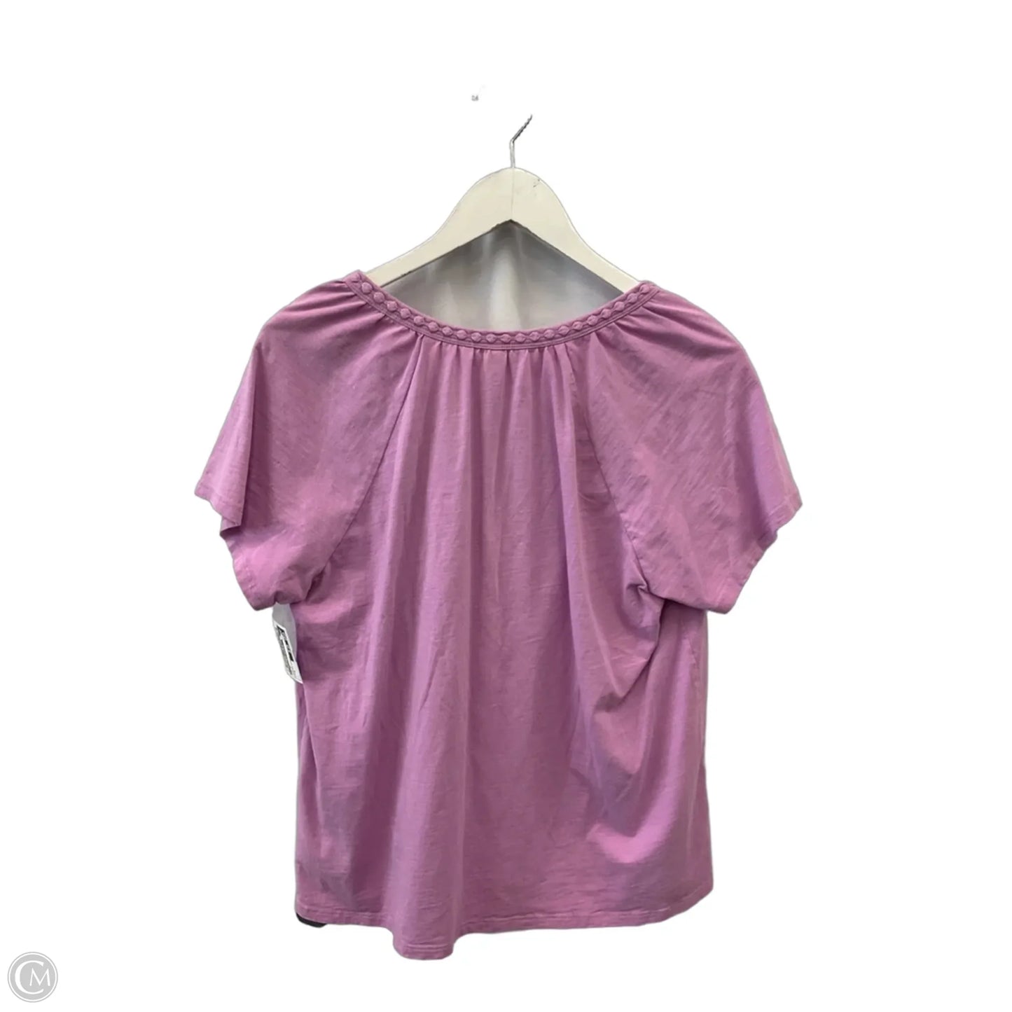Top Short Sleeve By Clothes Mentor In Purple, Size: M