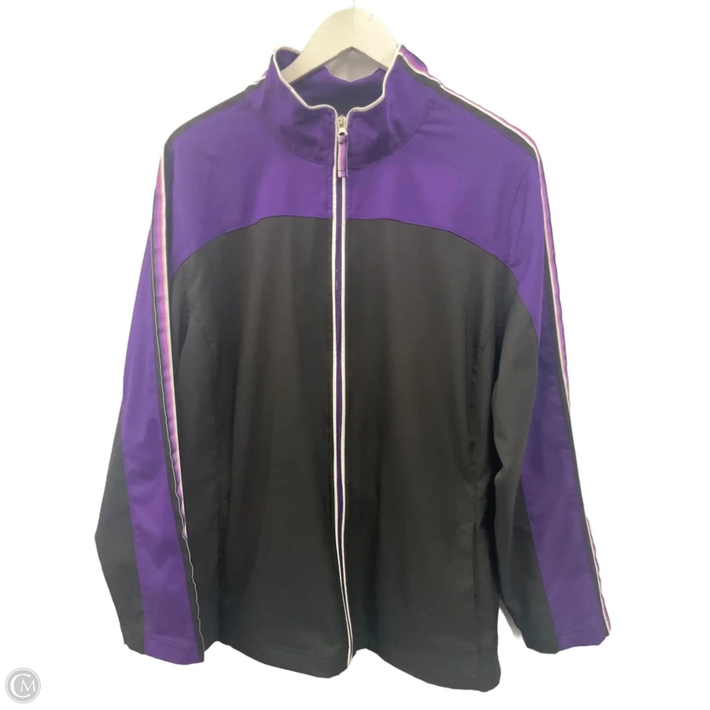 Athletic Jacket By Made For Life In Purple, Size: 2x