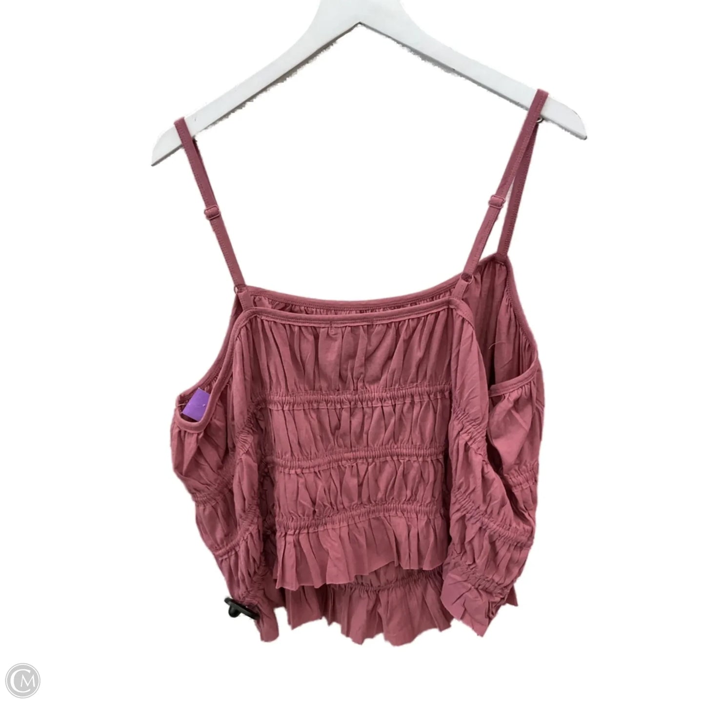 Top Sleeveless By Torrid In Pink, Size: 4x