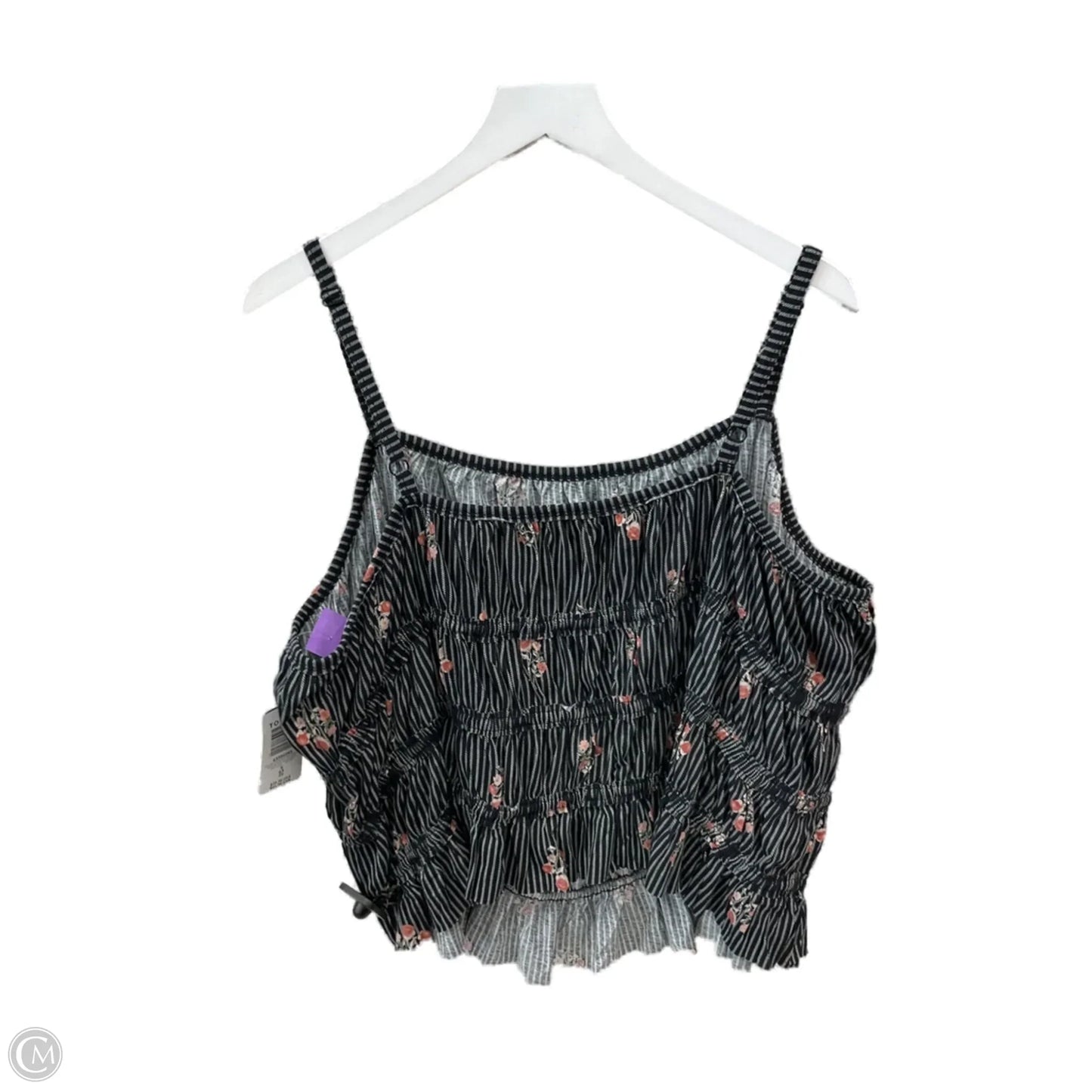 Top Sleeveless By Torrid In Black & White, Size: 4x