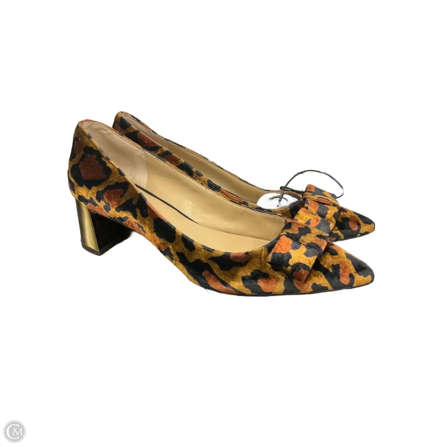 Shoes Heels Block By Ann Taylor In Animal Print, Size: 8