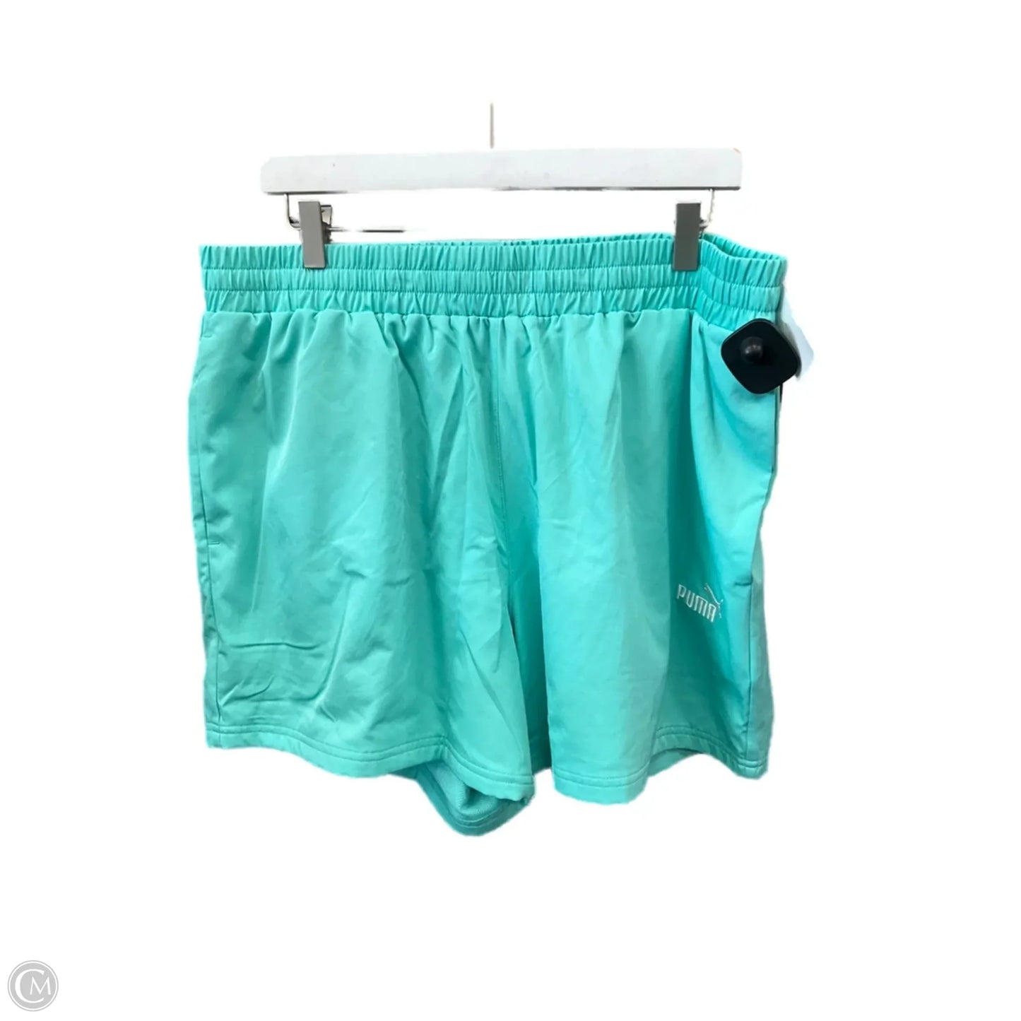 Athletic Shorts By Puma In Green, Size: Xl