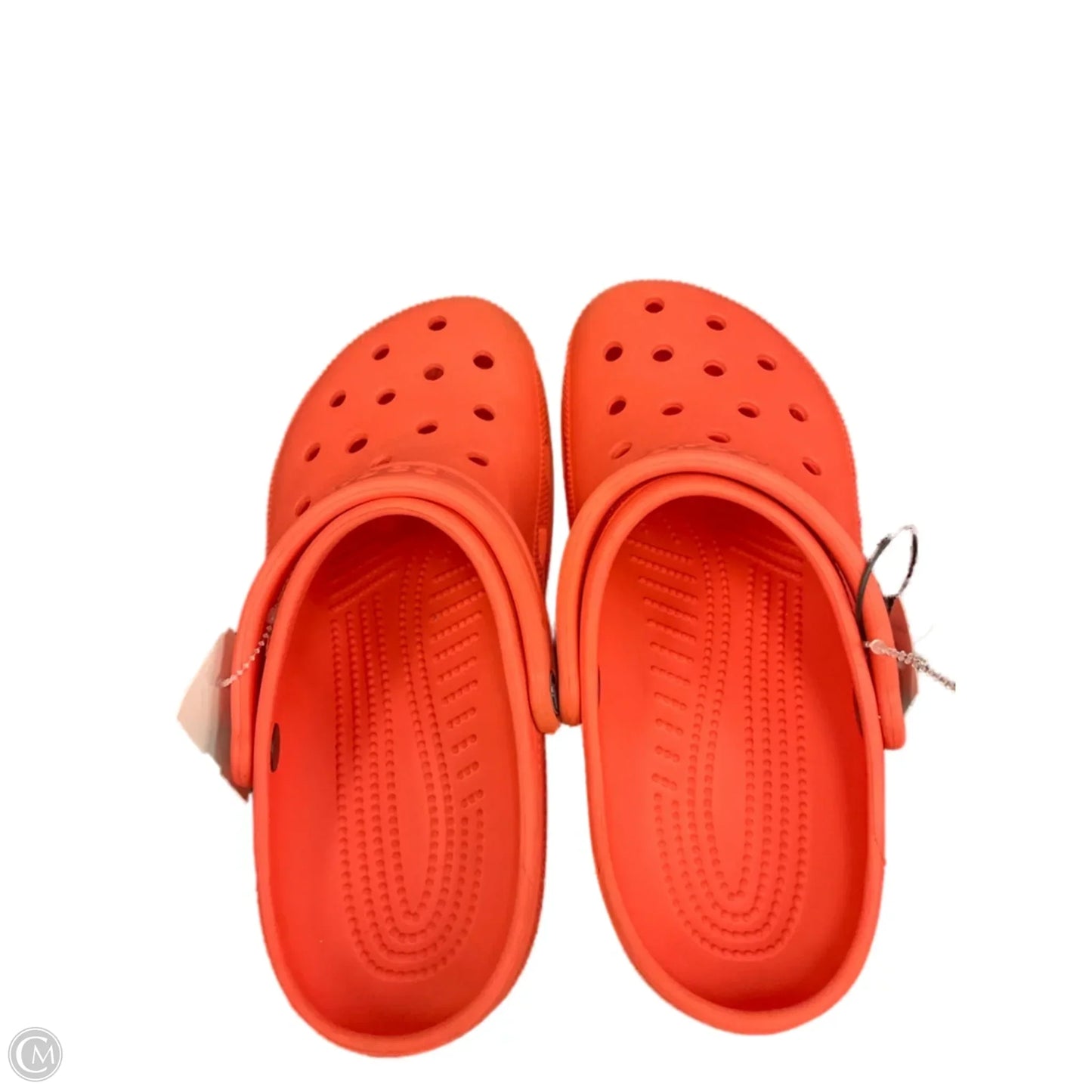 Shoes Flats By Crocs In Orange, Size: 9