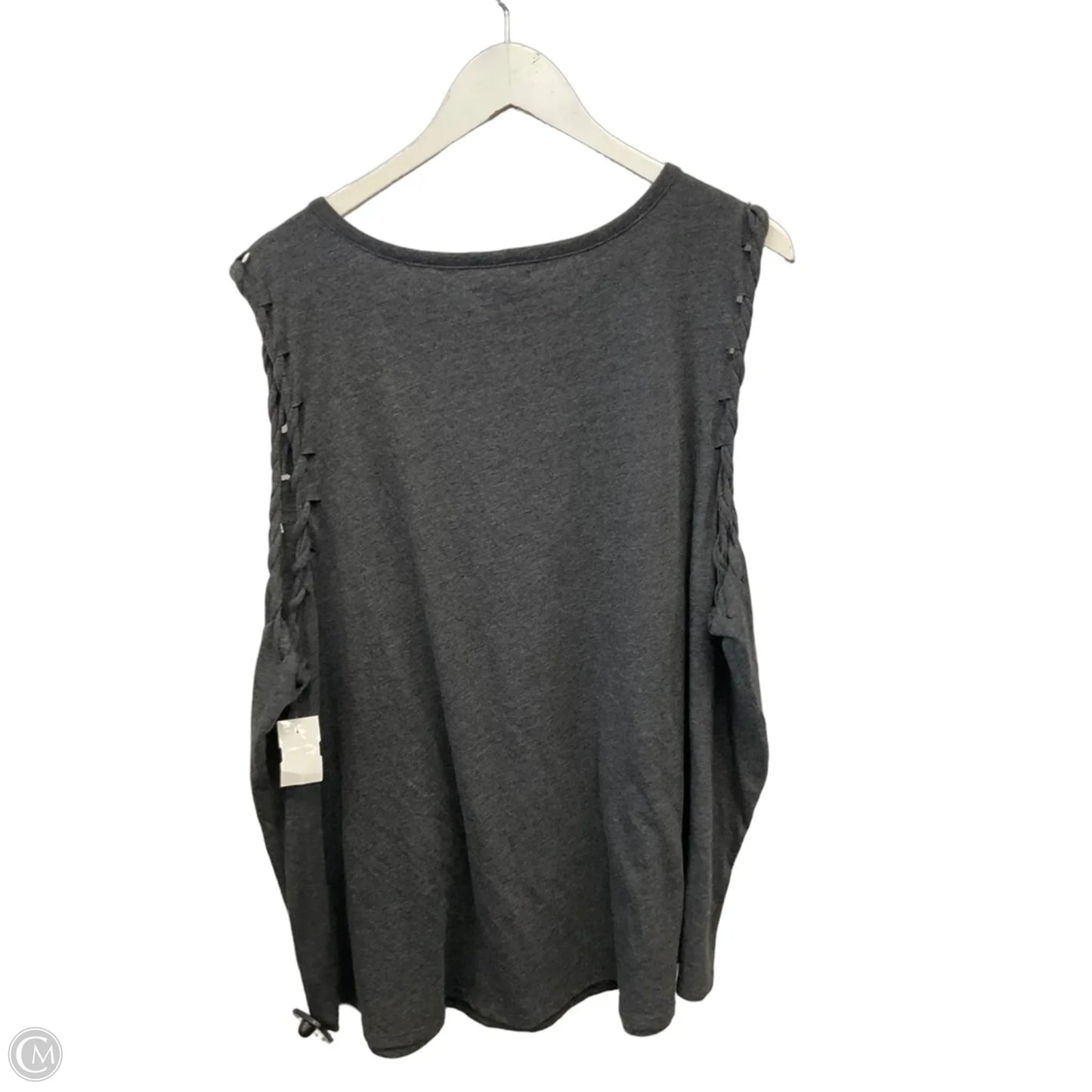 Top Sleeveless By Maurices In Grey, Size: 3x