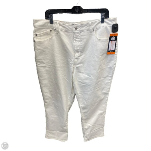 Jeans Designer By Frye In White, Size: 16