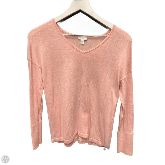 Top Long Sleeve By J. Jill In Pink, Size: Xs