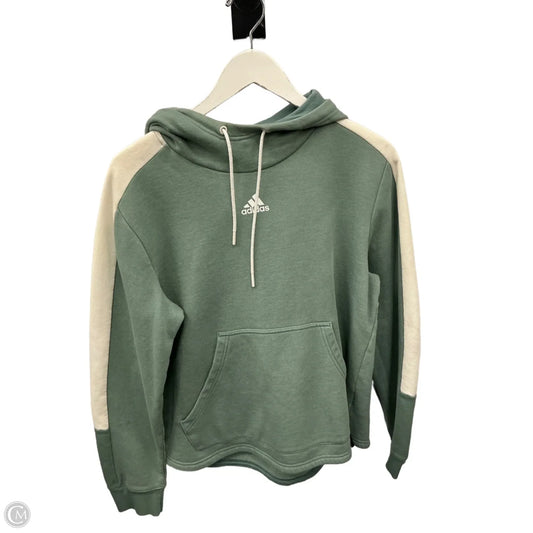 Sweatshirt Hoodie By Adidas In Green, Size: Xl