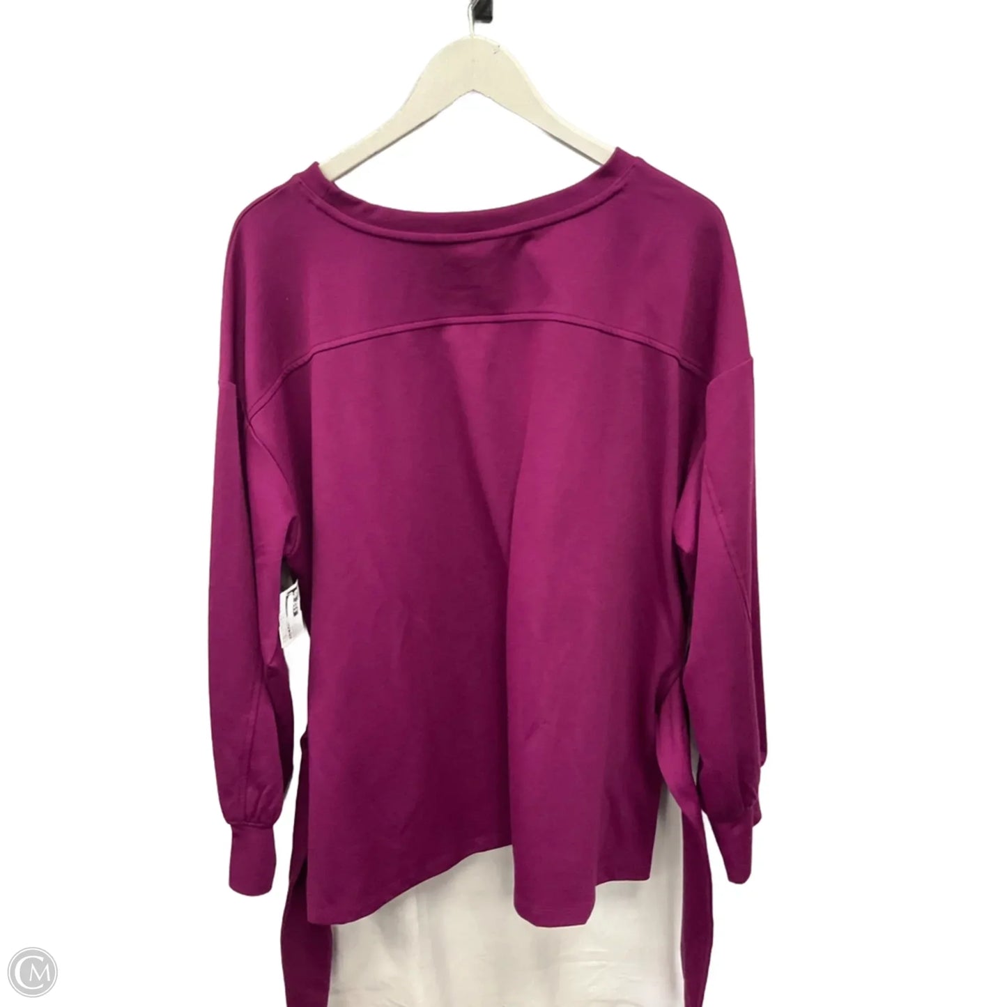 Top Long Sleeve By Liz Claiborne In Purple, Size: 2x