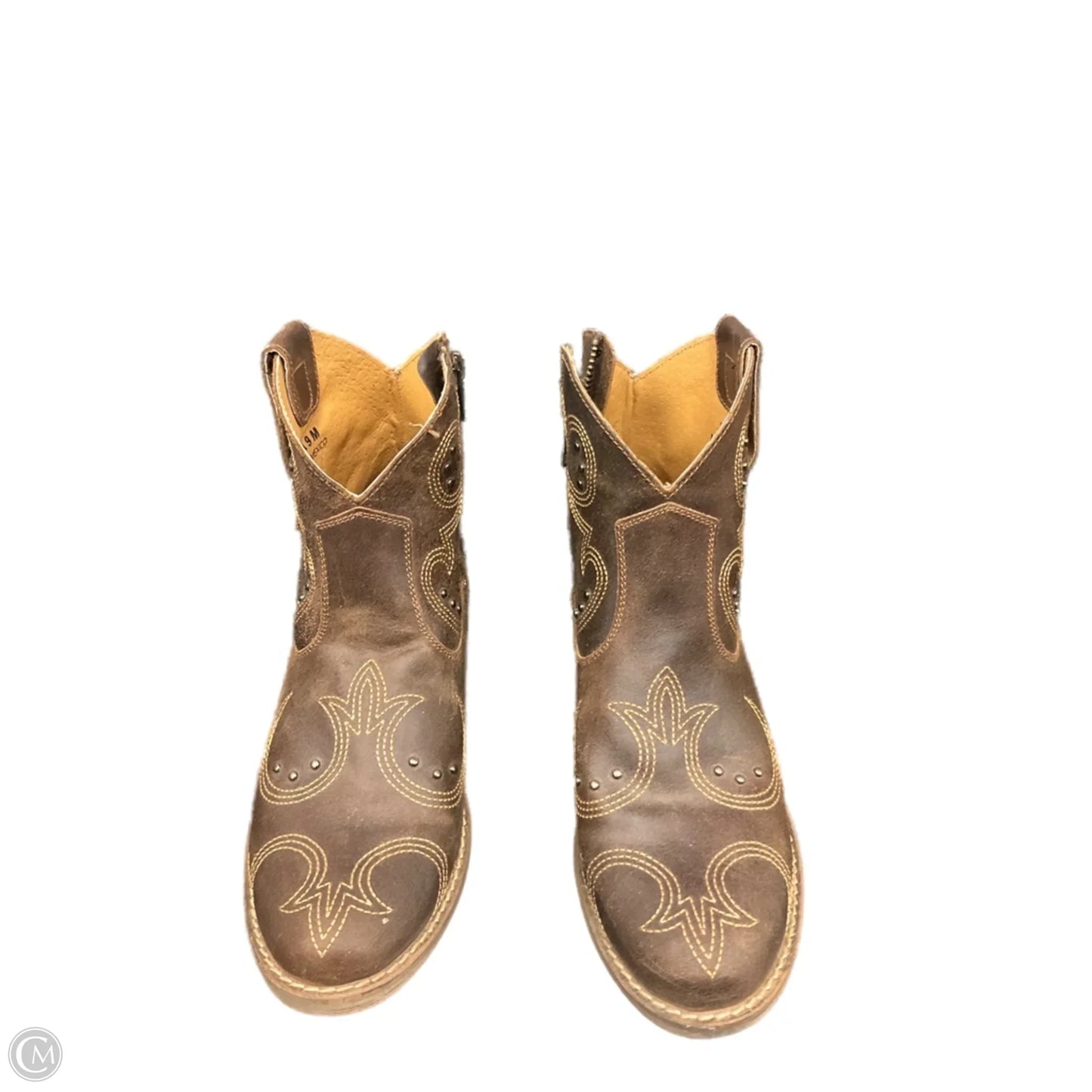 Boots Western By Cmc In Brown, Size: 9