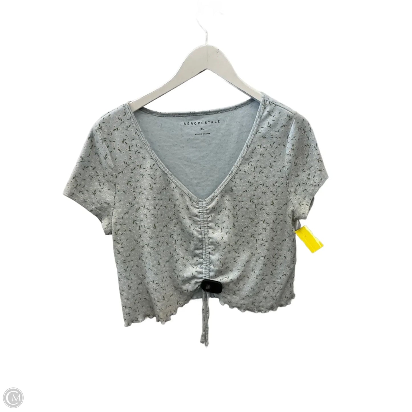 Top Short Sleeve By Aeropostale In Blue, Size: Xl