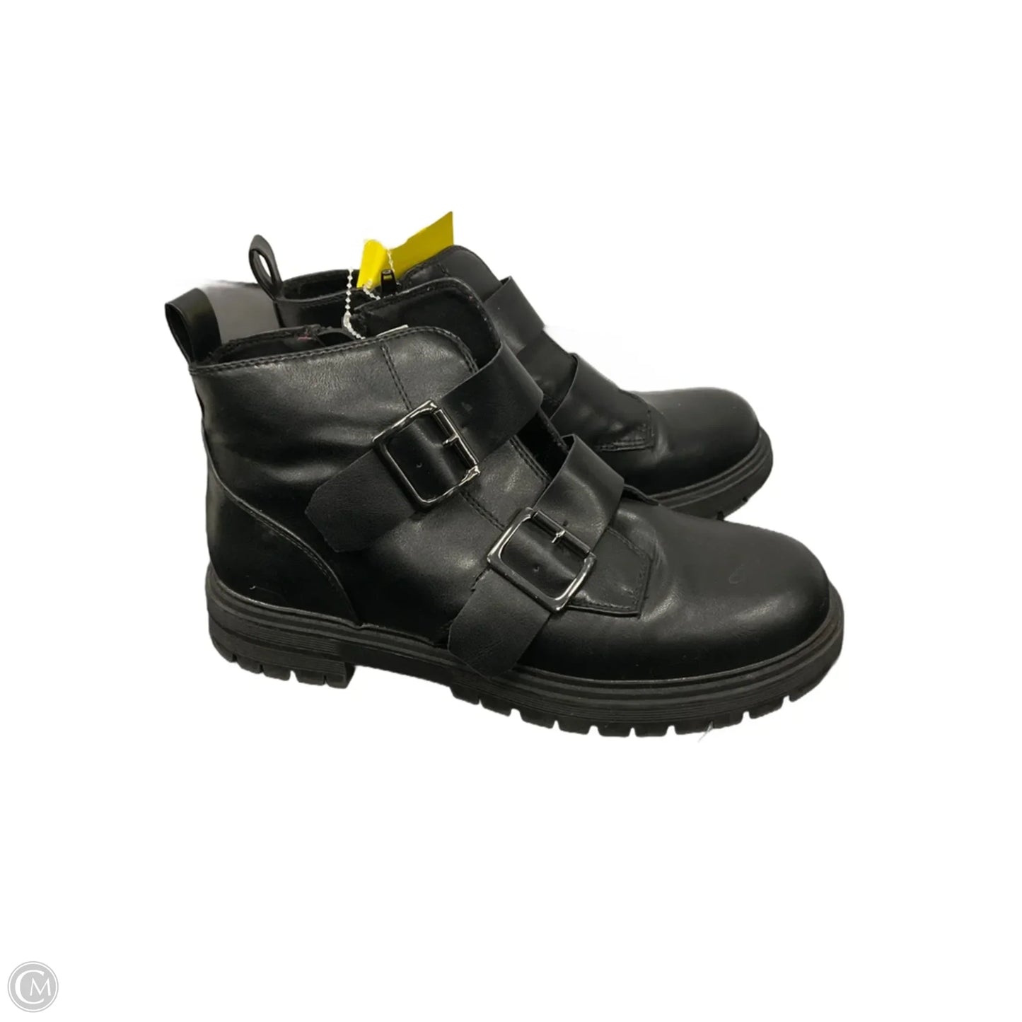 Boots Ankle Heels By So In Black, Size: 8