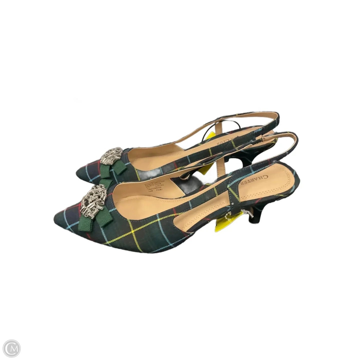 Shoes Heels Kitten By Charter Club In Plaid Pattern, Size: 10