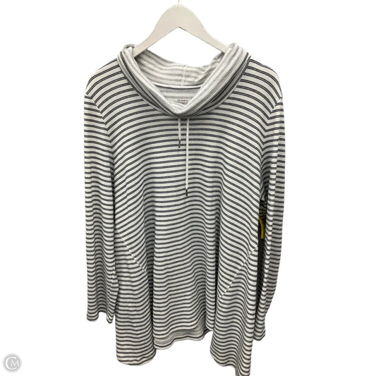 Top Long Sleeve By Style And Company In White, Size: Xxl
