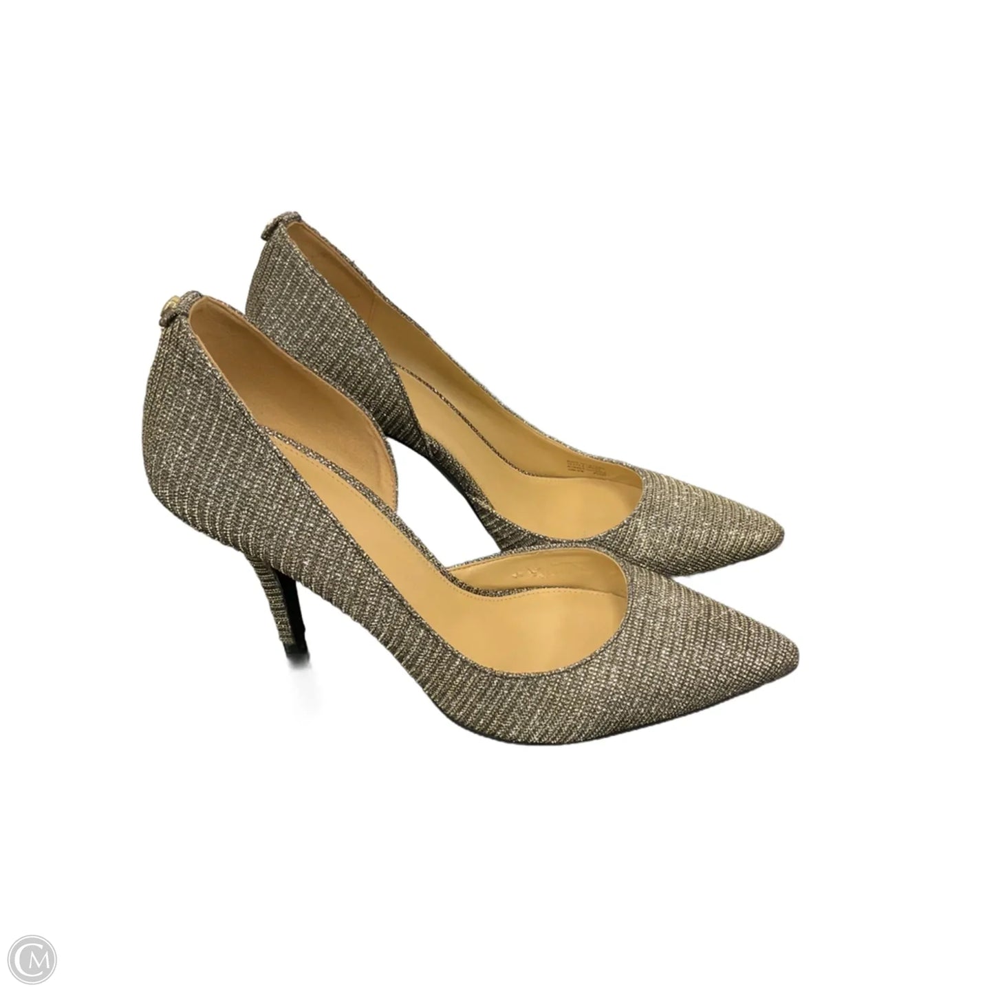 Shoes Designer By Michael Kors In Gold, Size: 10