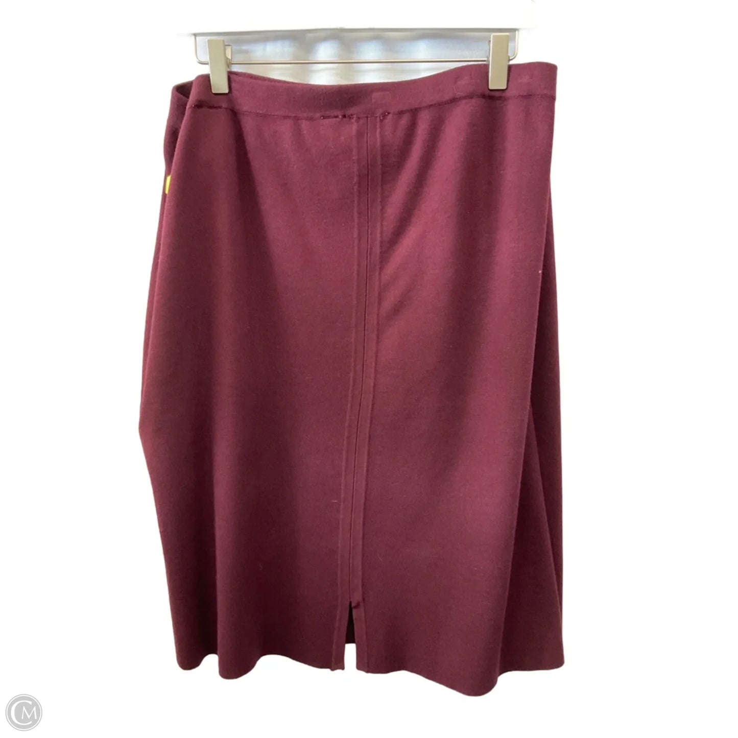 Skirt Midi By Clothes Mentor In Maroon, Size: 2x