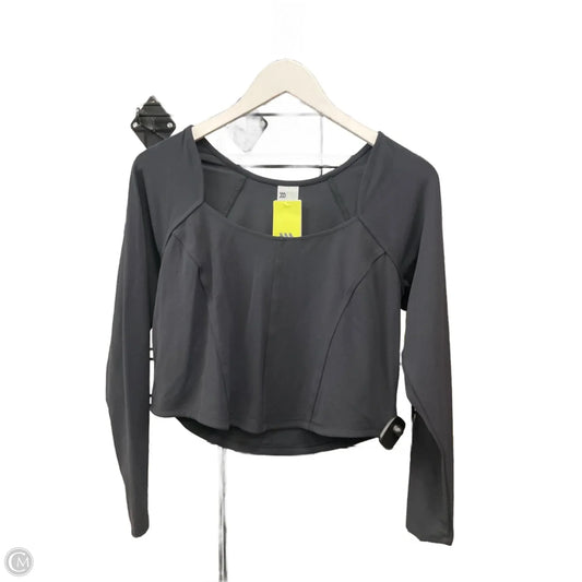 Athletic Top Long Sleeve Crewneck By All In Motion In Black, Size: Xl