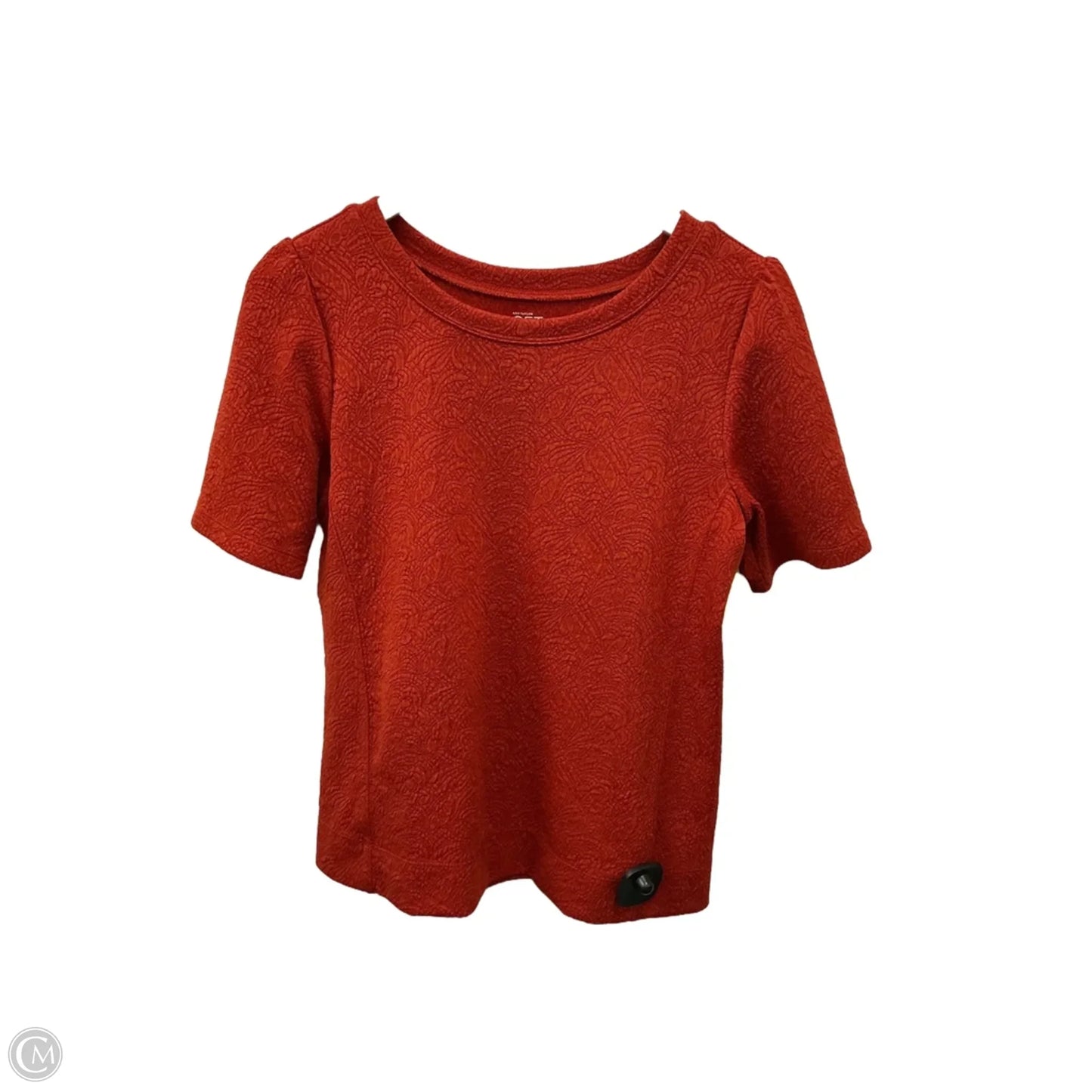 Top Short Sleeve By Loft In Orange, Size: S
