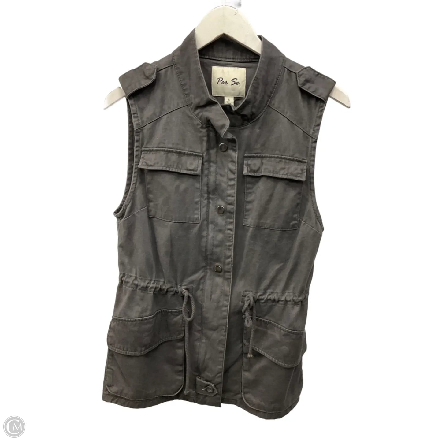 Vest Other By Per Se In Grey, Size: S