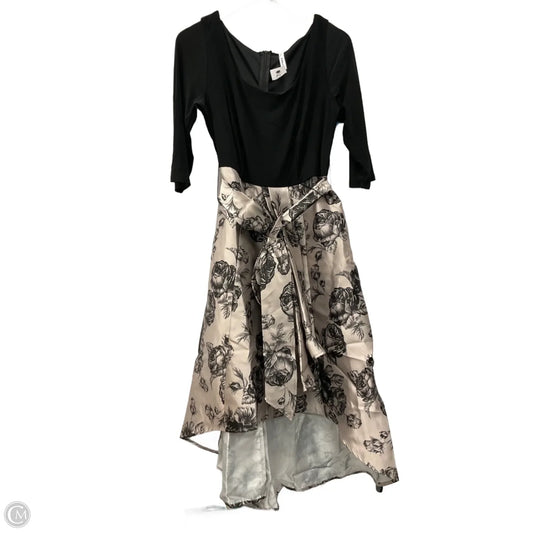 Dress Party Midi By Ny Collection In Black & Grey, Size: M