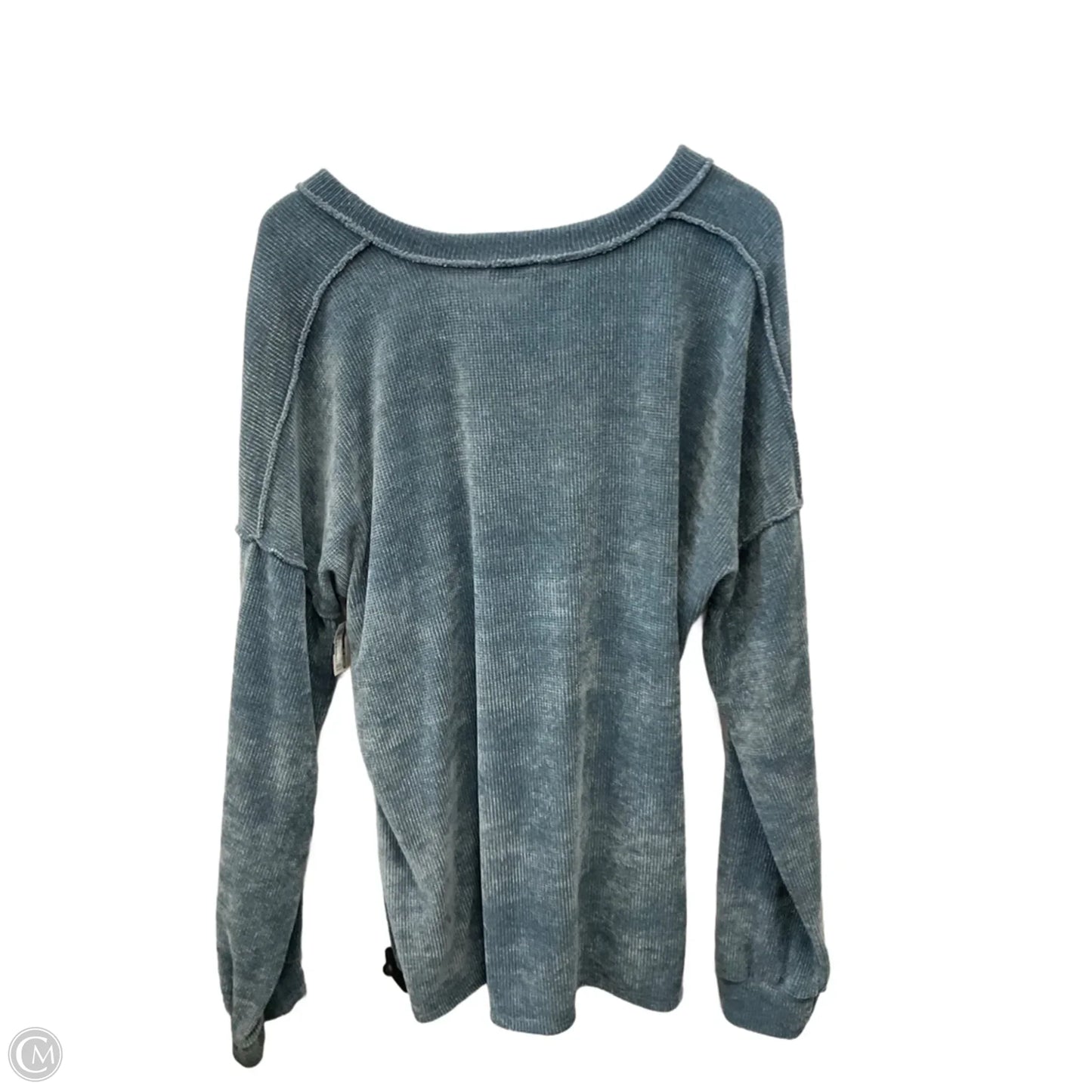 Top Long Sleeve By Heimish Usa In Blue, Size: 3x