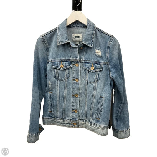 Jacket Denim By Old Navy In Blue Denim, Size: S