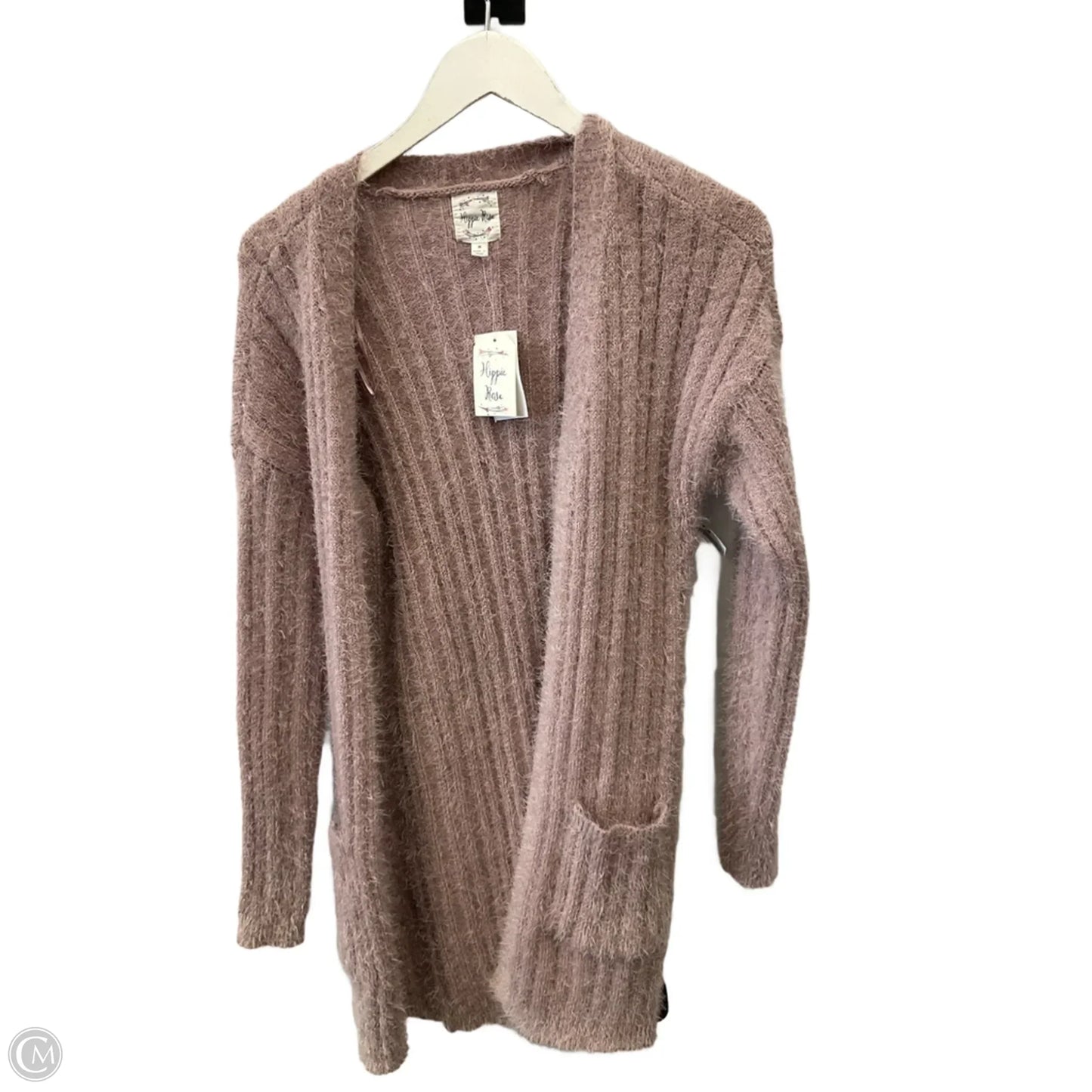 Sweater Cardigan By Hippie Rose In Purple, Size: M