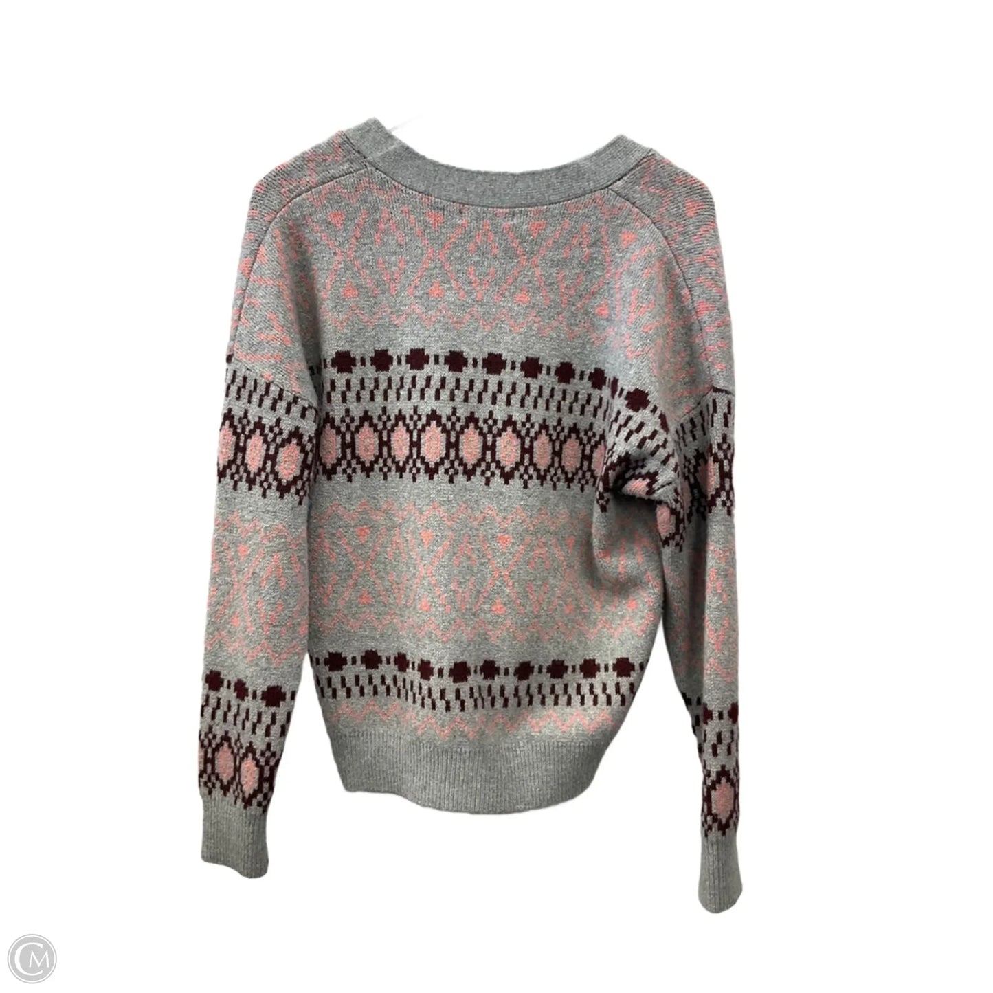 Sweater Cardigan By 89th And Madison In Grey, Size: M