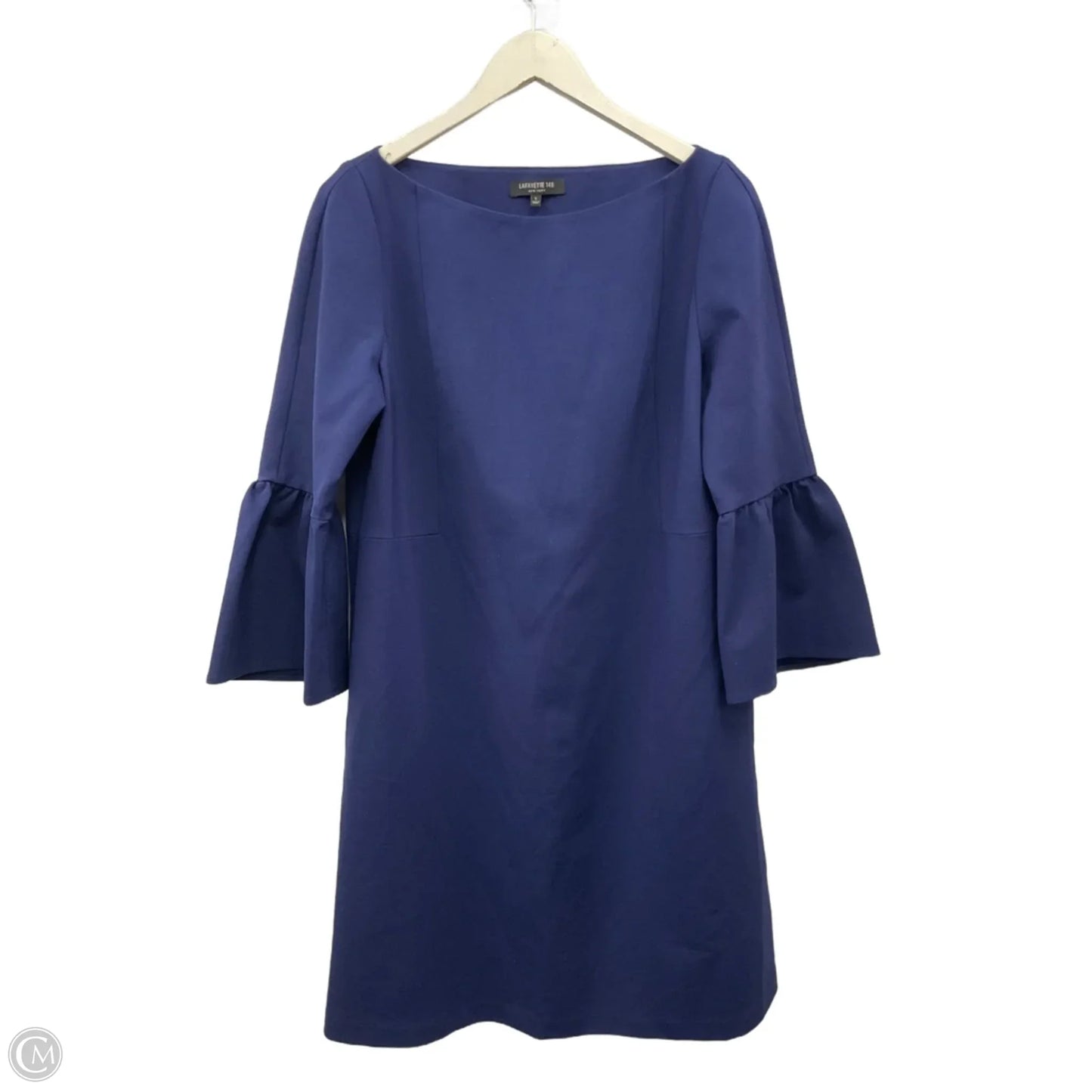 Dress Designer By Lafayette 148 In Blue, Size: L