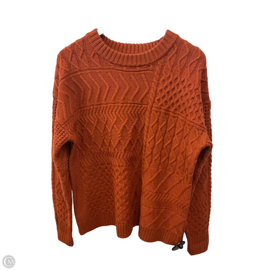 Sweater By Time And Tru In Orange, Size: L