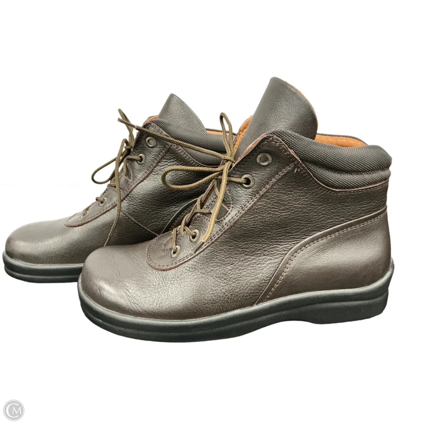 Boots Ankle Flats By Birkenstock In Bronze, Size: 6.5