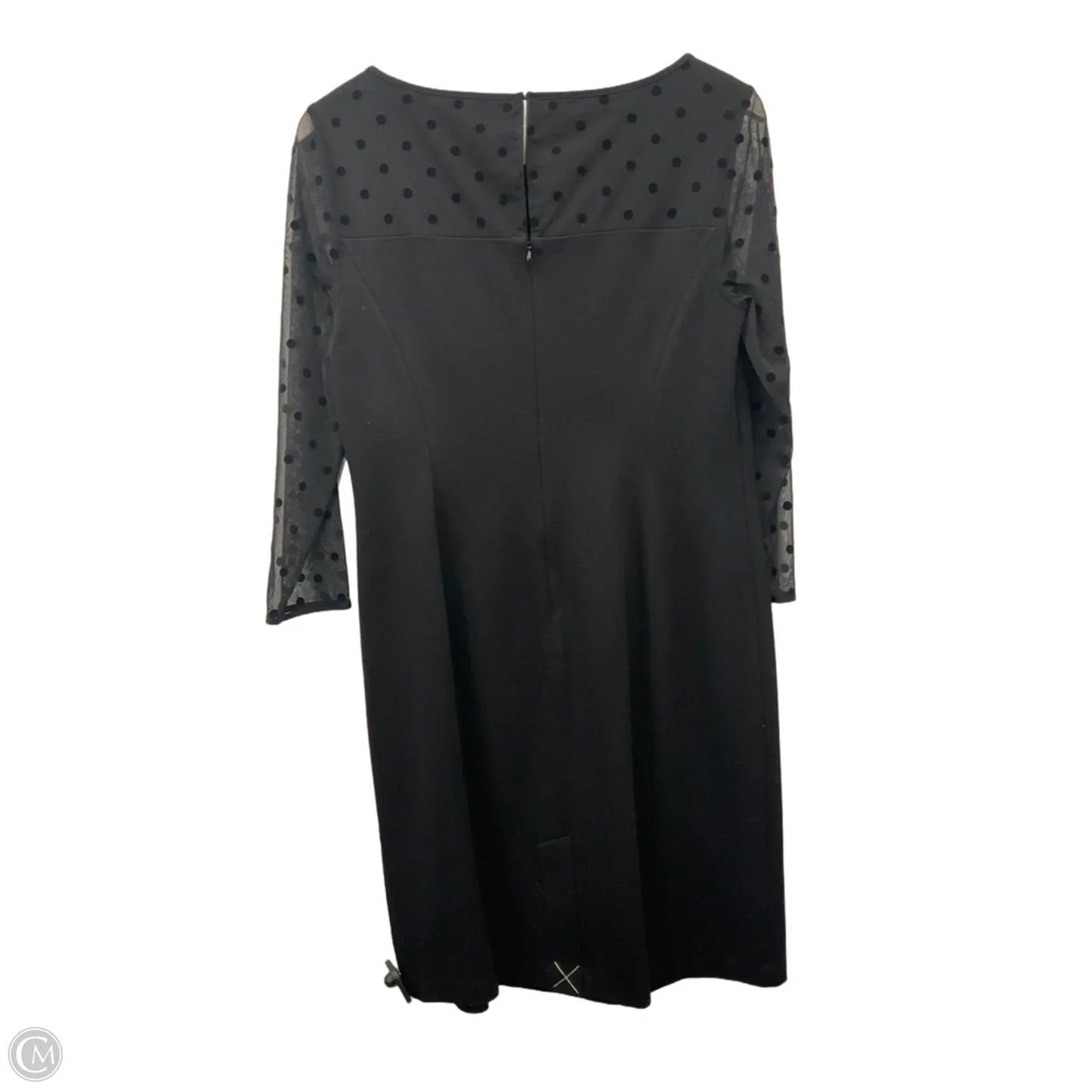 Dress Casual Midi By Talbots In Black, Size: M