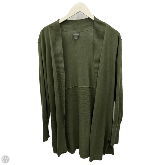 Cardigan By Worthington In Green, Size: Xxl