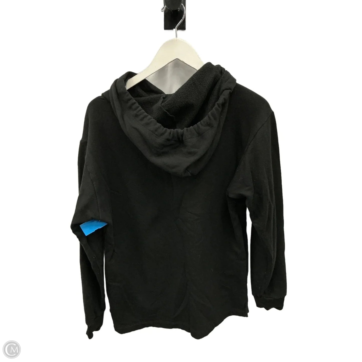 Sweatshirt Hoodie By Pink In Black, Size: S