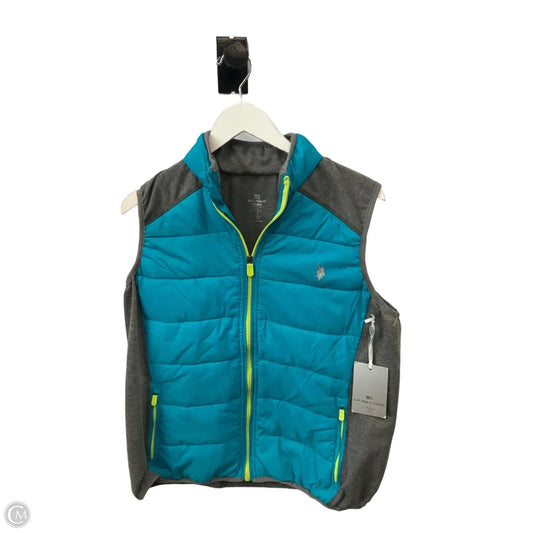 Vest Puffer & Quilted By Us Polo Assoc In Aqua, Size: 1x