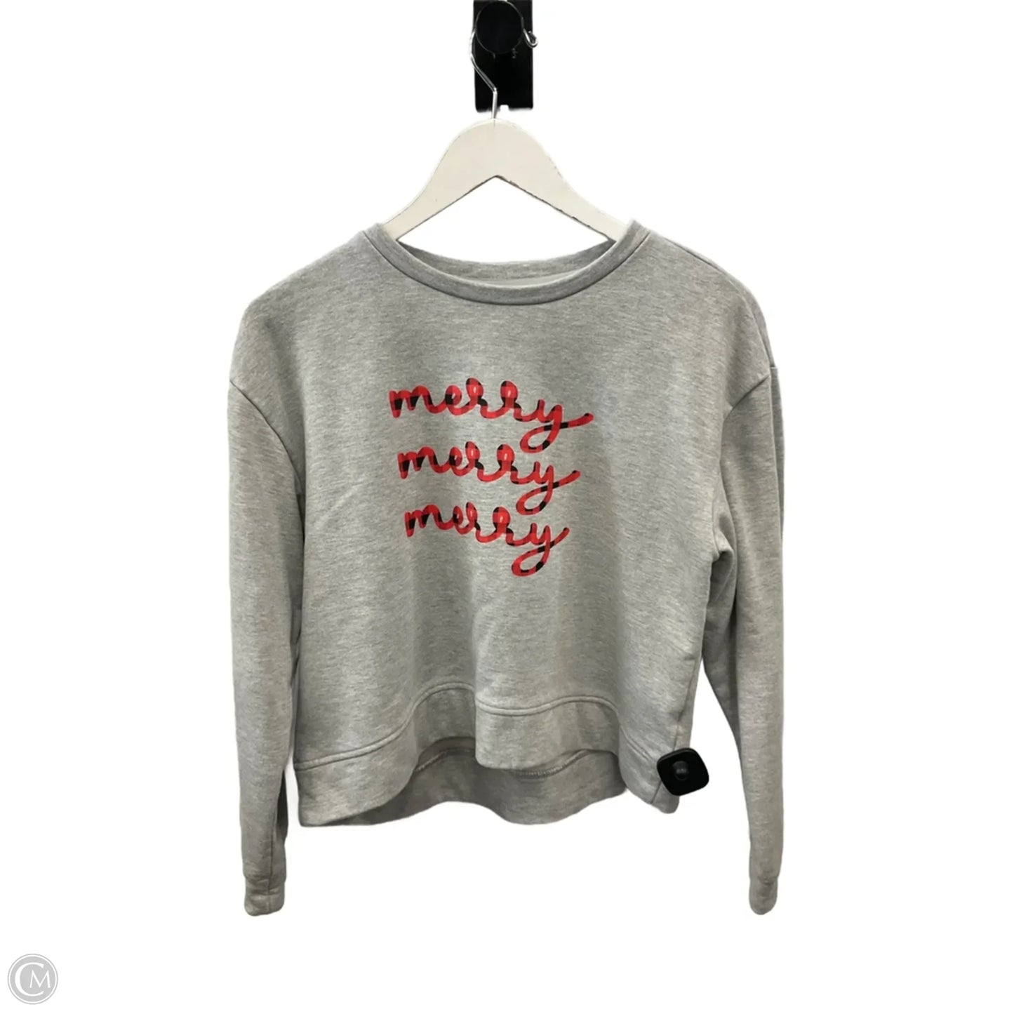 Sweatshirt Crewneck By Daily Thread In Grey, Size: M