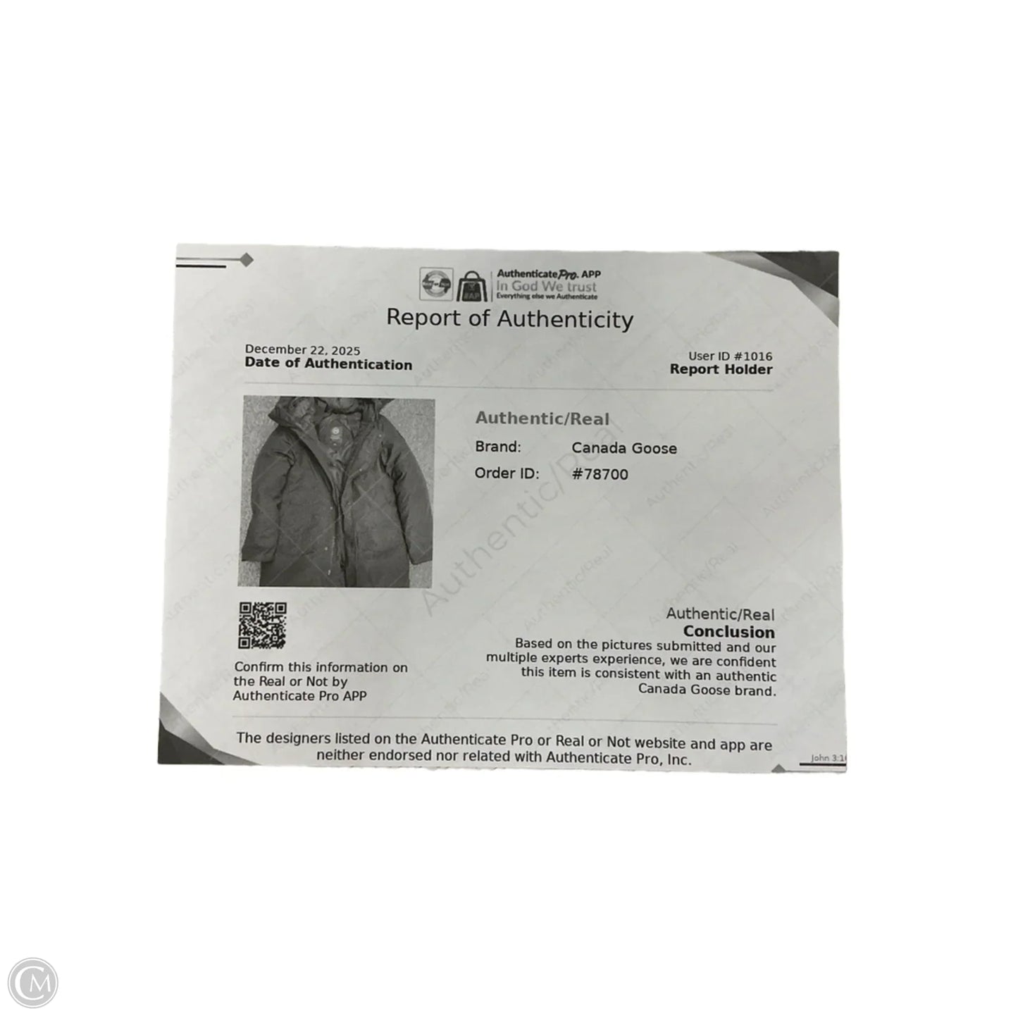 Coat Luxury Designer By Canada Goose In Black, Size: L