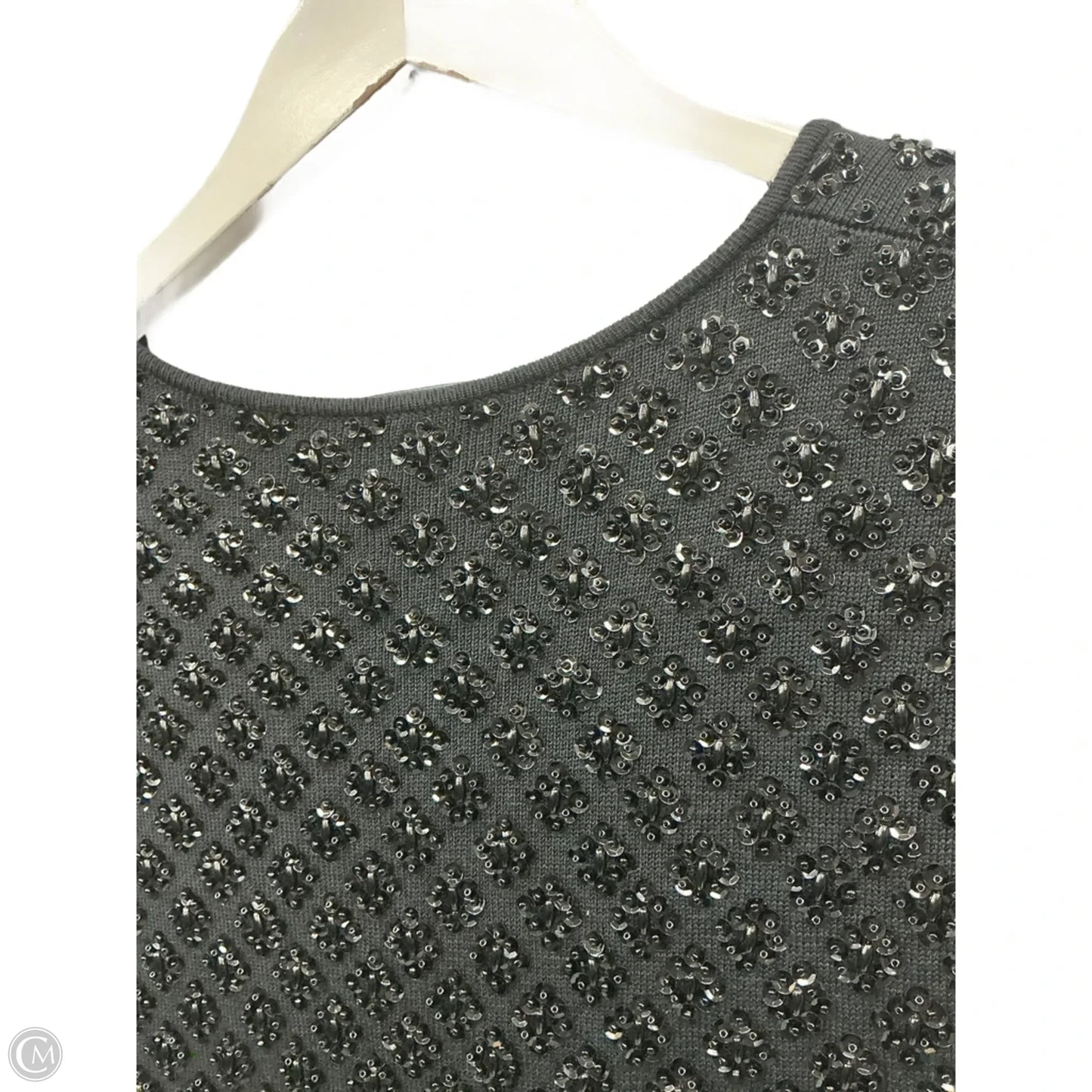 Top Short Sleeve By Ann Taylor In Black, Size: M