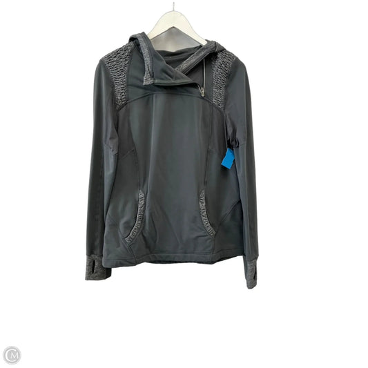 Athletic Sweatshirt Hoodie By Lululemon In Grey, Size: Xl