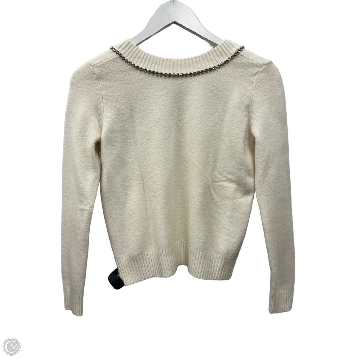 Sweater By Clothes Mentor In Cream, Size: Xs