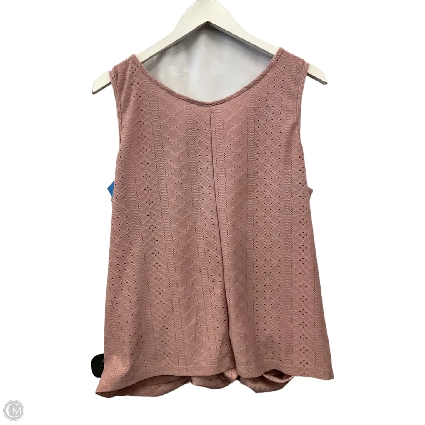 Top Sleeveless By Cme In Pink, Size: Xxl