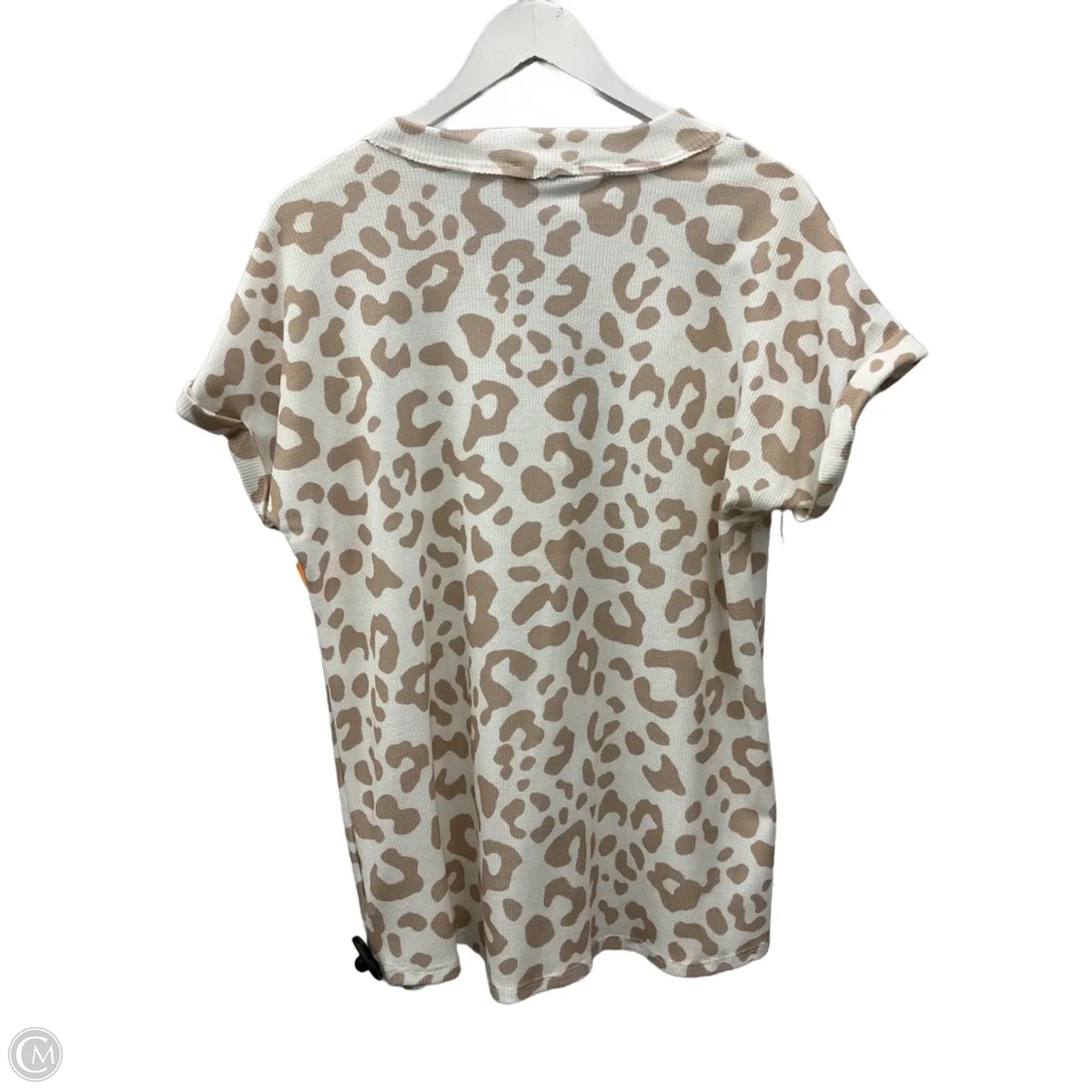 Top Short Sleeve By Heimish Usa In Cream, Size: M