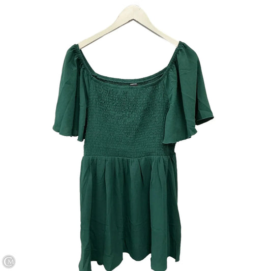 Top Short Sleeve By Cme In Green, Size: 3x