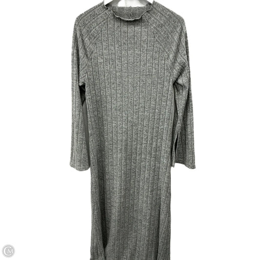Dress Casual Maxi By Top Shop In Grey, Size: M