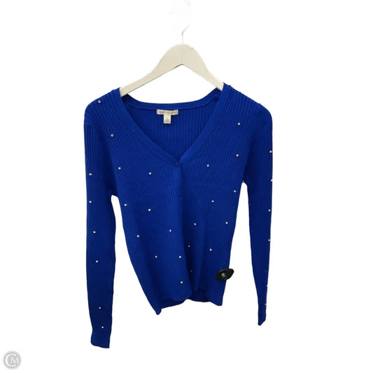 Sweater By Cato In Blue, Size: L