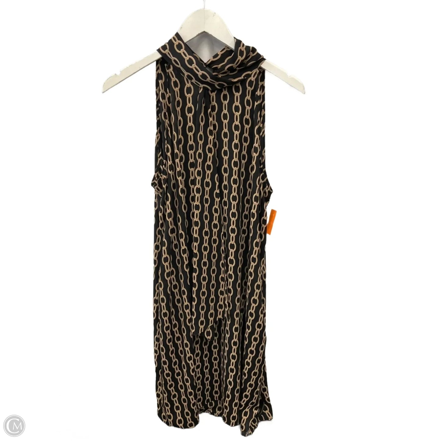 Dress Casual Short By Worthington In Black & Gold, Size: M